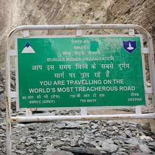 Photo of BRO sign boards – Company givers on lonely Himalayan roads 9/12 by Anunay Sood