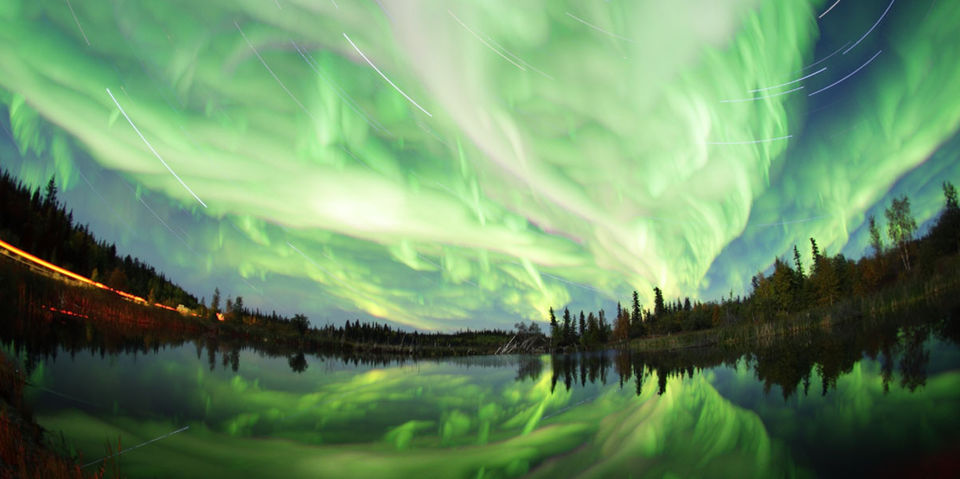 Photo of Northern Lights from space 1/1 by Sreshti Verma