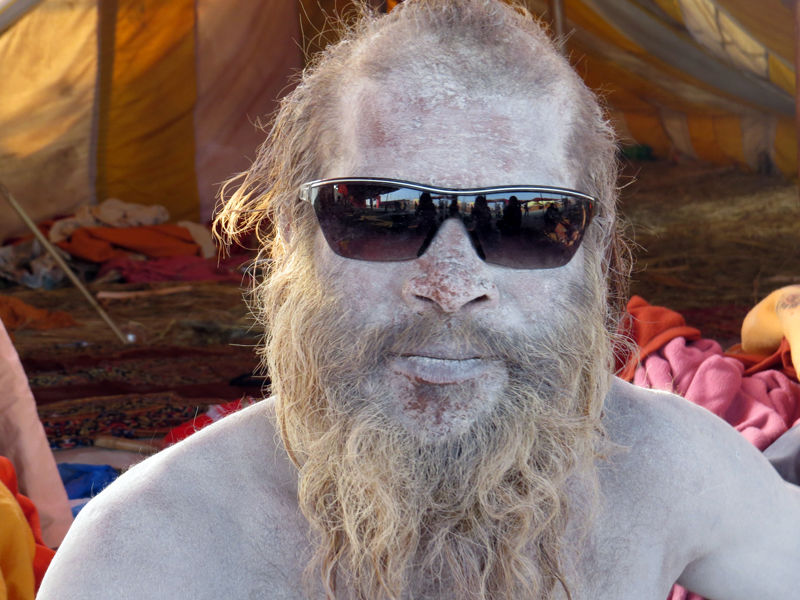 Photo of The Naga sadhu who asked for my gold ring at the Kumbh Mela 13/13 by The Compulsive Traveller