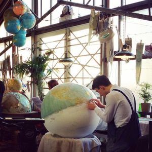 This Traditional Globemaker's Studio Is Hands Down The Most Beautiful Thing On Instagram