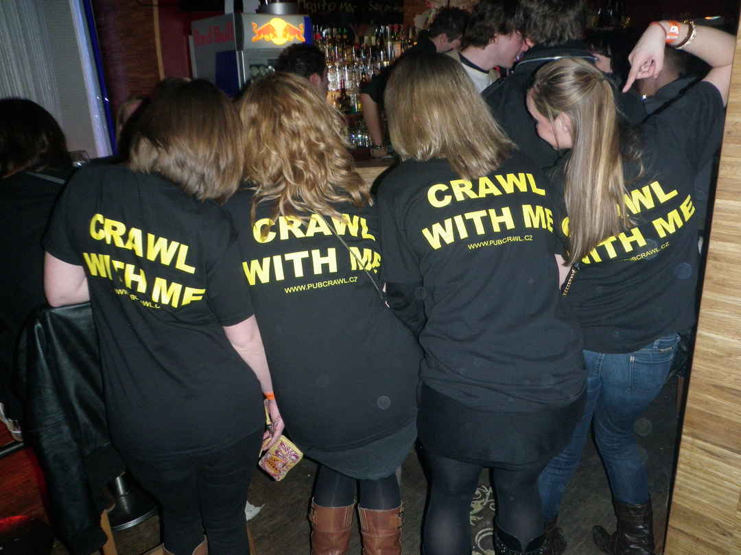 Bar crawl frolics