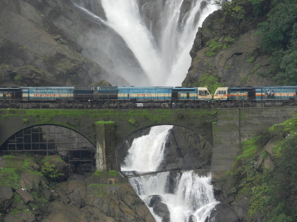 dudhsagar trek from bangalore train