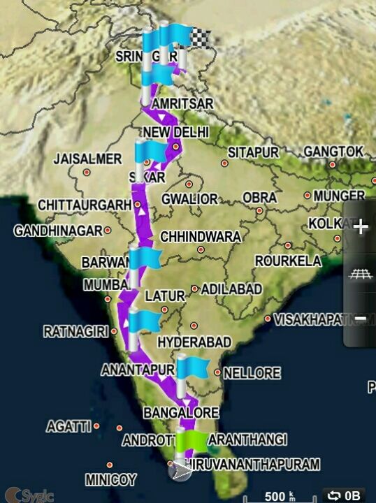Distance From Hyderabad To Delhi The Two Most Challenging Bike Routes: K2K And The Gq - Tripoto