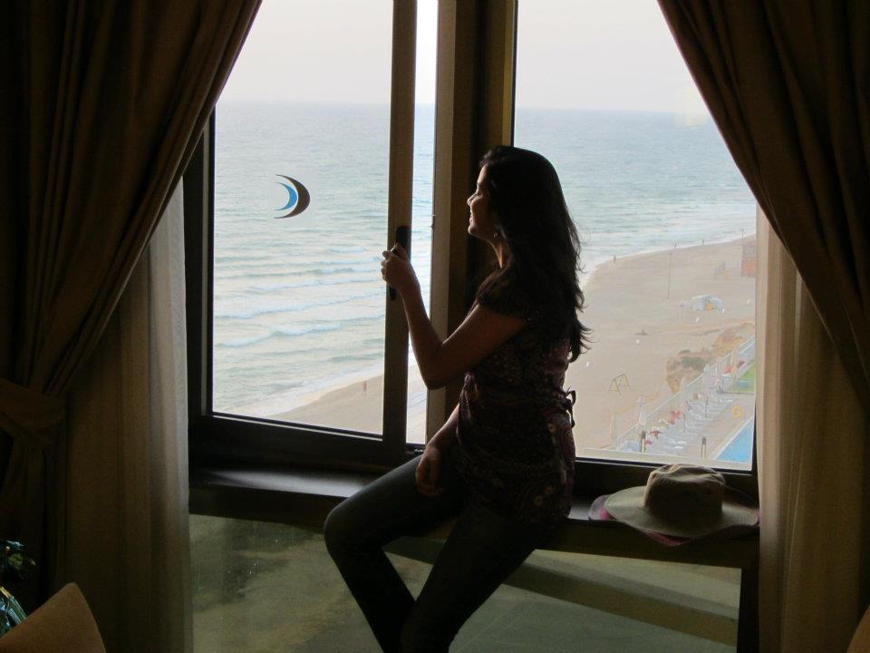 Photo of Enjoying the Herzliya beach view from Daniel Hotel by Nikhil Jain
