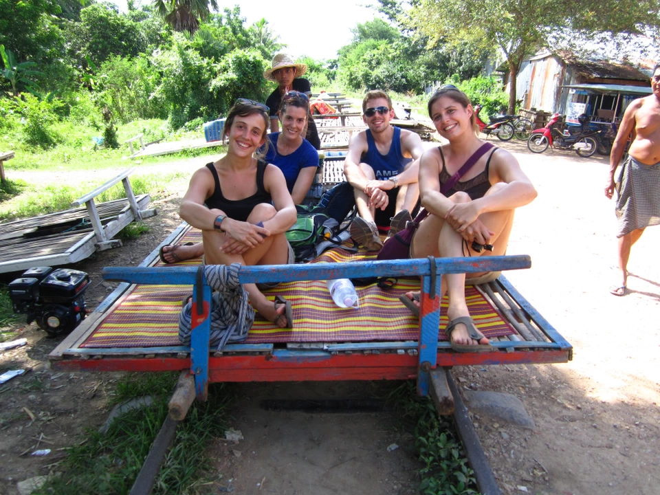 Photo of Bamboo Train Battambang, Krong Battambang, Cambodia by Jemima Durnford