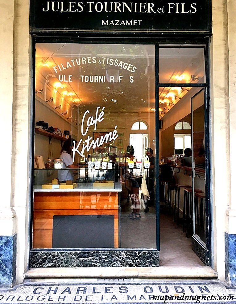 Photo of Café Kitsune Palais Royal, Galerie de Montpensier, Paris, France by Map and Magnets