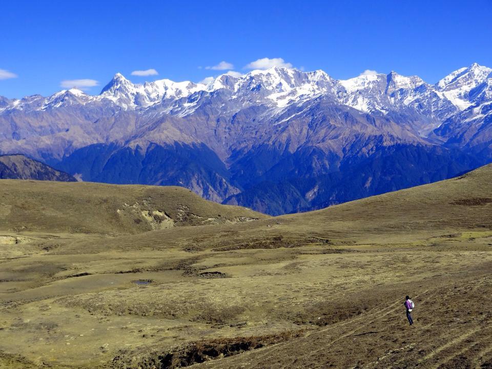 Photo of Dayara Bugyal with a Backpack and motorcycle 5/7 by Arjun Chauhan