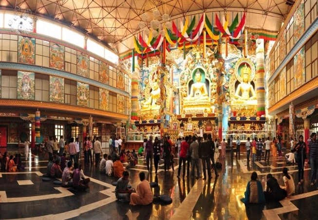 Photo of Namdroling Monastery, Sunkadahalli, Karnataka, India by Kalyani Barman