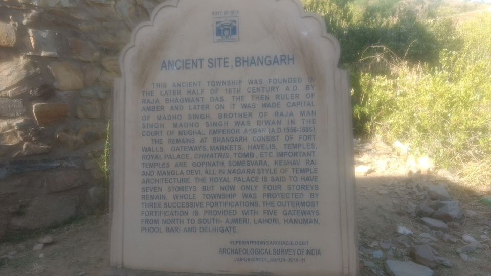 Photo of Bhangarh Fort, Bhangarh, Rajasthan, India by Prashant Srivastava