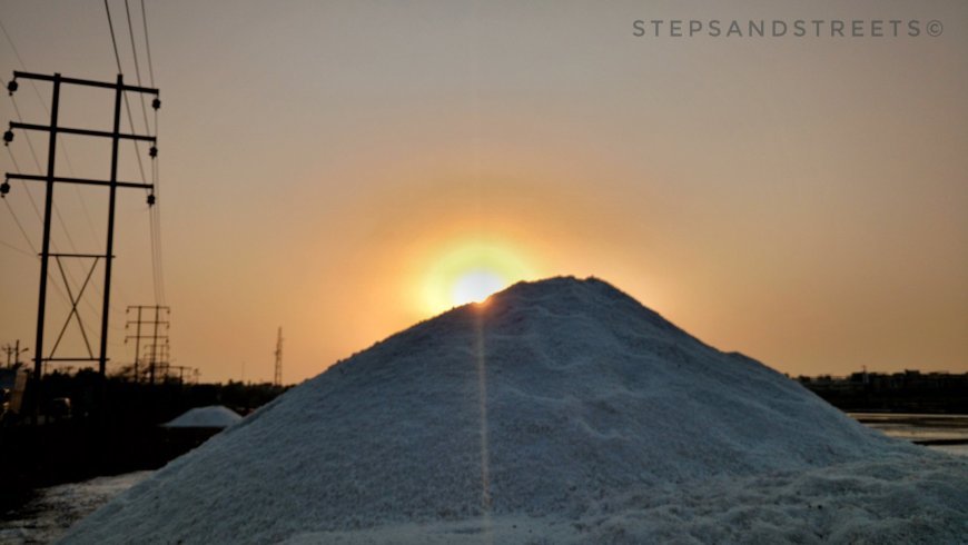 Photo of Sunset Conversations amidst the White Fields of Bassein · Steps and Streets 15/17 by Tanisha Guin