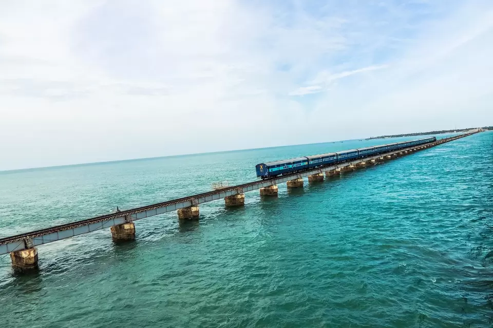 Photo of Pamban Palam By Ebin Ephrem Elavathingal