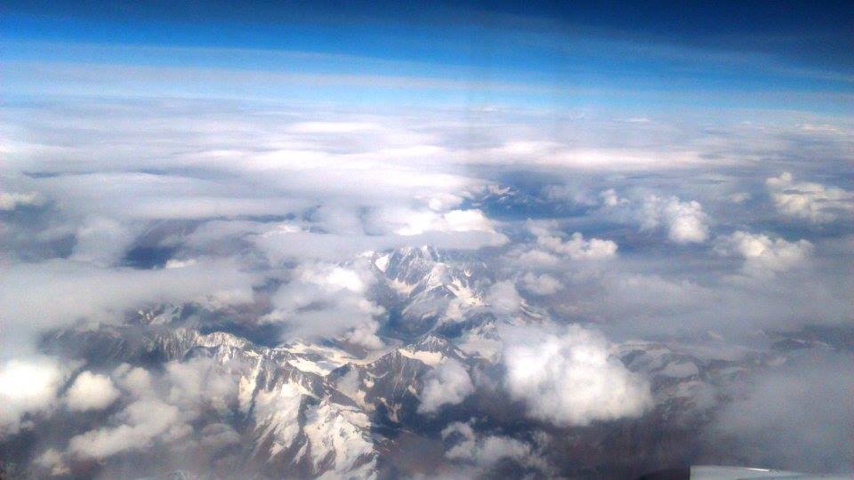 Photo of Afghanistan from the plane by Vivek Narendran