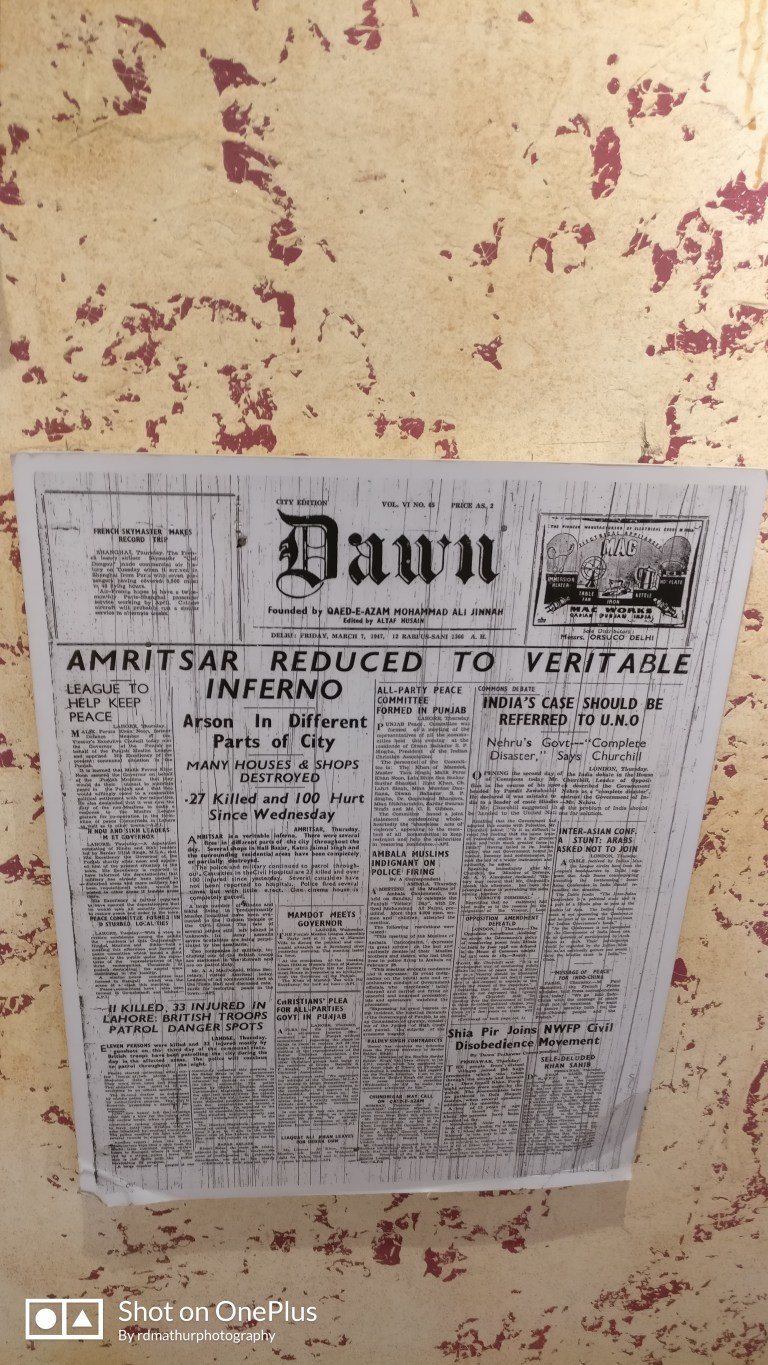 Photo of World's first Partition Museum. | R D Mathur 2/11 by Rajeshwar Dayal Mathur