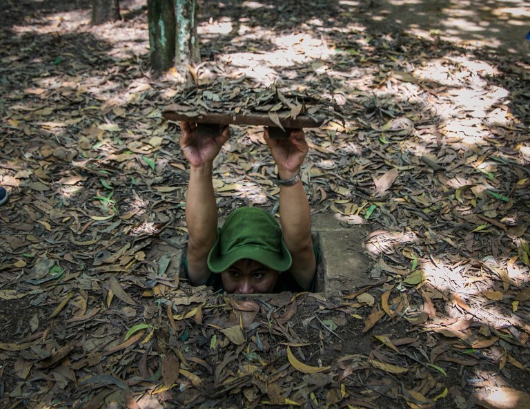 Photo of Vietnam Diary 1 Life underground -Cu Chi tunnels | R D Mathur 10/12 by Rajeshwar Dayal Mathur