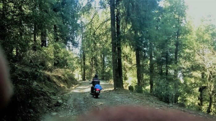 Photo of An old motorcycle and I survived while exploring Prashar lake in the Himalayas 9/9 by Danish Khan