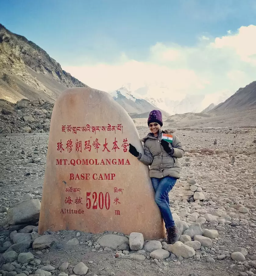 Photo of Mt. Everest Base Camp-Tibet side: "Roof of the World" by Roopal Patel