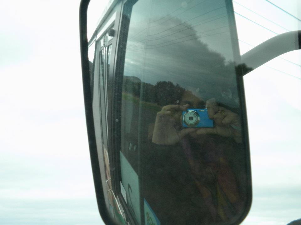 Photo of This I took when I was co- piloting the driver in the front seat by anumeha gupta