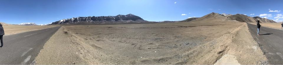 Photo of Pangong Lake Road by Kanishk Daima