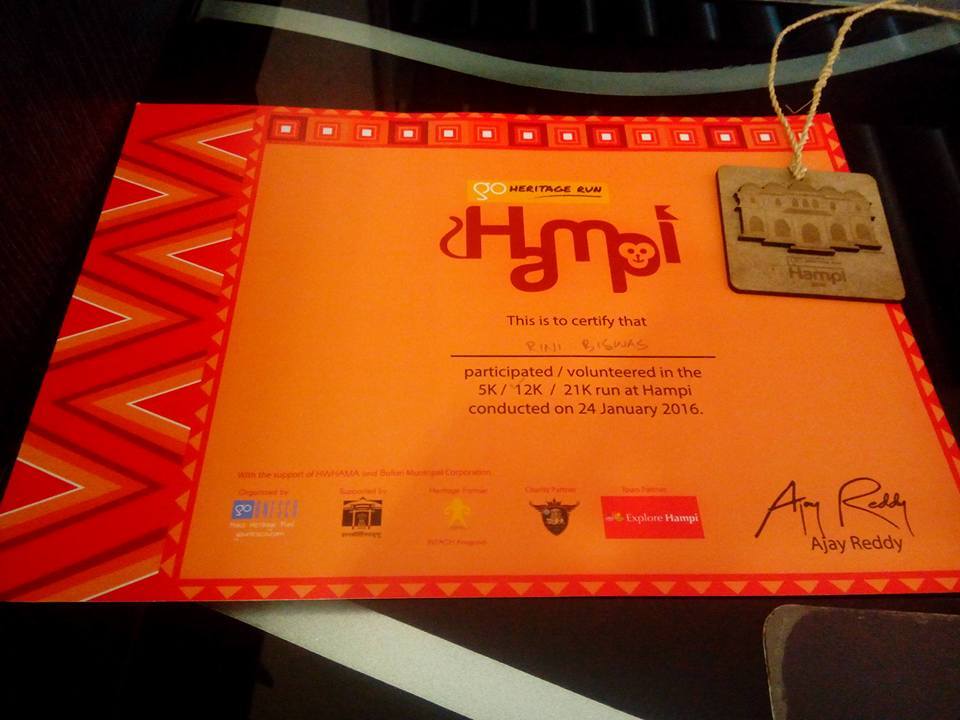 Photo of Revel in the Heritage of Hampi with the Heritage Run 9/17 by Rini Biswas
