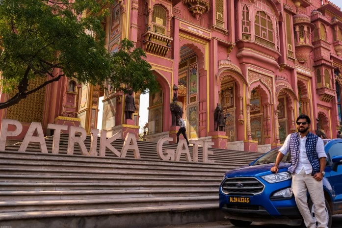 Photo of Patrika Gate, Jawahar Circle, Jaipur, Rajasthan, India by thetravellerlens