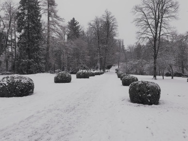Photo of Snowy Mornings at Schloss Ambras ,Innsbruck by Vrundesh