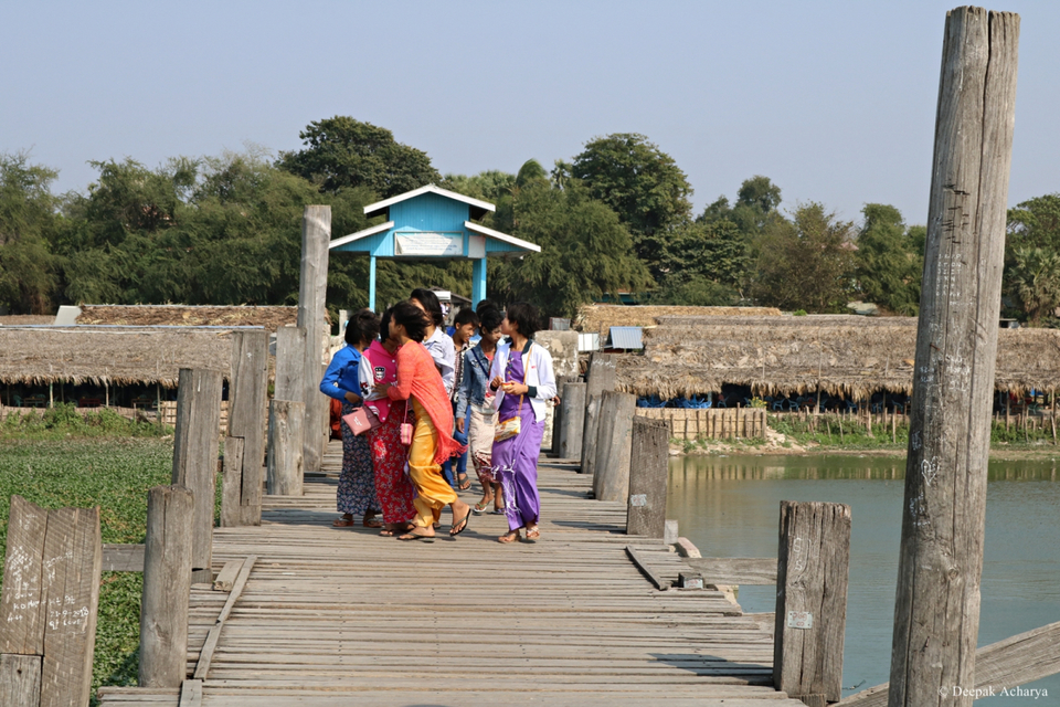 Photo of U Bein Bridge - Unique & Charming 6/12 by Deepak Acharya
