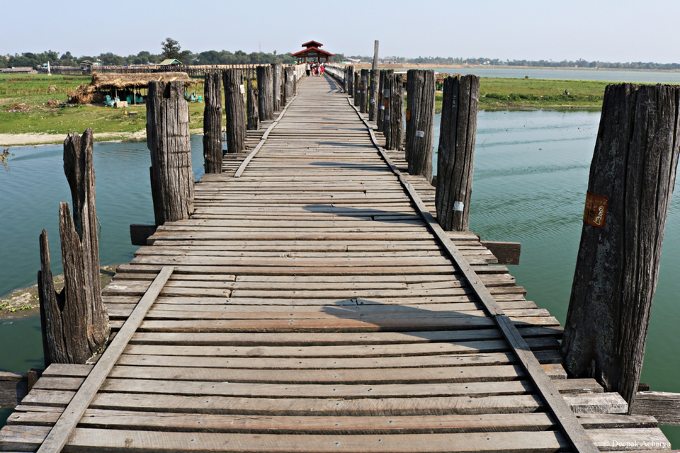 Photo of U Bein Bridge - Unique & Charming 9/12 by Deepak Acharya