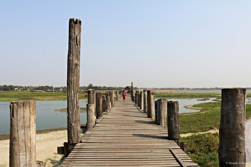 Photo of U Bein Bridge - Unique & Charming 10/12 by Deepak Acharya