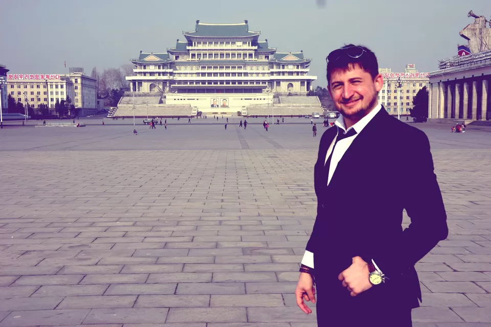 Photo of Kim Il-sung Square, Pyongyang, North Korea by Josh Thomas