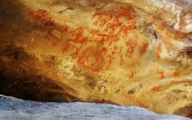 Photo of Bhimbetka rock shelters, Amchha Khurd, Madhya Pradesh, India by Sreshti Verma