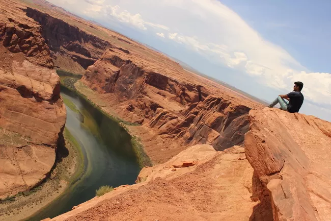 Photo of 16 hours of Drive through the Grand Canyon by Jatin Jindal