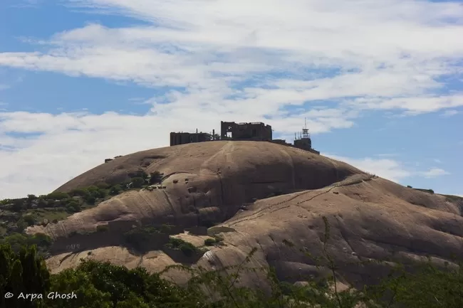 Photo of Bhongir Fort, Bhuvanagiri, Telangana, India by Madhumita Banerjee