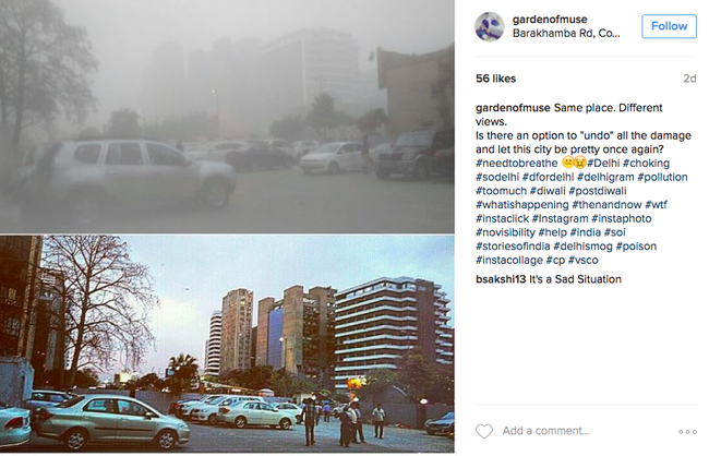 Photo of Travellers Capture India's Deadly Smog On Instagram, And Delhi Pollution's Images Don't Look Good 1/1 by Trisha Singh