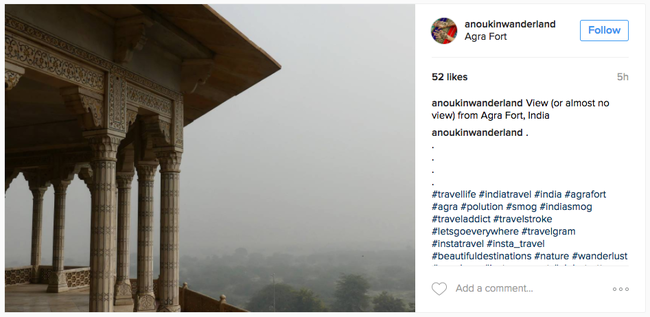 Photo of Travellers Capture India's Deadly Smog On Instagram, And Delhi Pollution's Images Don't Look Good by Trisha Singh