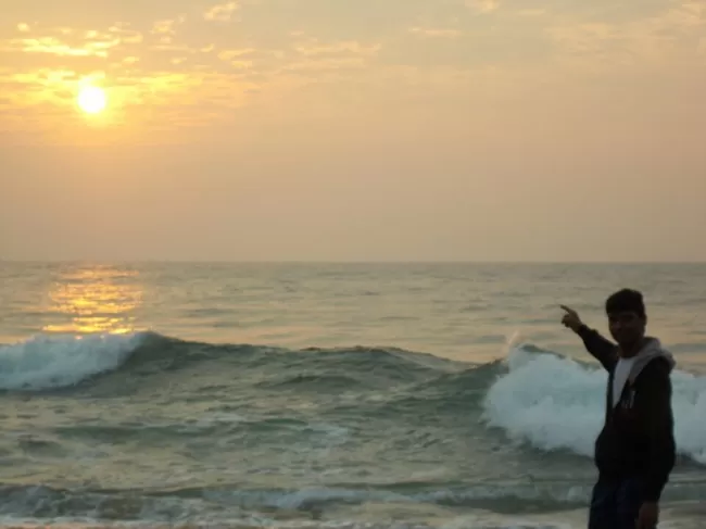 Photo of Rama Krishna Beach, Visakhapatnam, Andhra Pradesh, India by Yousuf Mohammed
