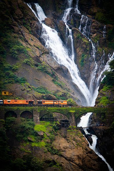 Photo of Dudhsagar Falls, Sonaulim, Goa, India by Tripoto