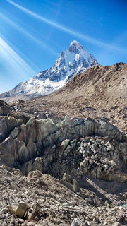 Photo of Kirti Glacier, Uttarkashi, Uttarakhand, India by Kunwar Singh Deoliya