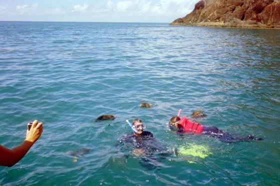Photo of Banana rafts, white beaches and the Great Barrier Reef by Becky Mahan