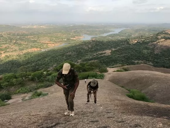 Photo of Savandurga Hill, Ramanagara, Karnataka, India by Ishvani Hans