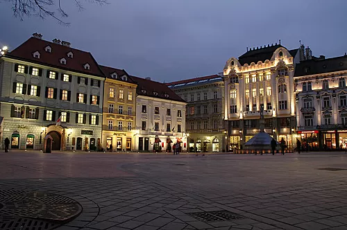 Photo of Hlavné námestie, Bratislava, Slovakia by Anna Krahn