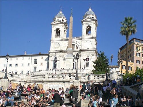 Photo of Trinita' Dei Monti, Rome, Italy by Eva Polino