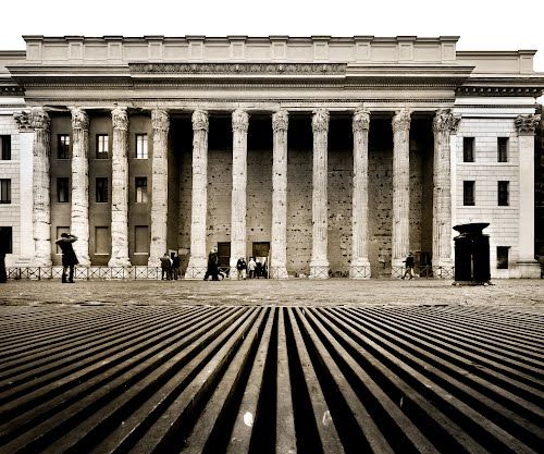 Photo of Temple of Hadrian, Piazza di Pietra, Rome, Italy by Eva Polino