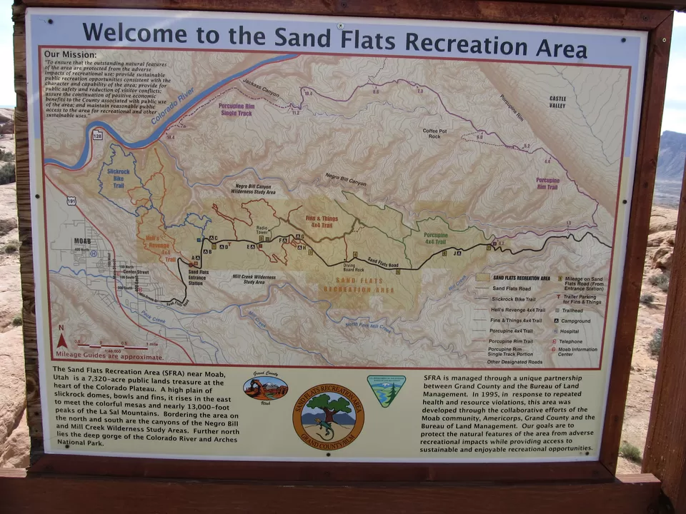 Photo of Sand Flats Recreation Area, Sand Flats Road, Moab, UT by Betsy