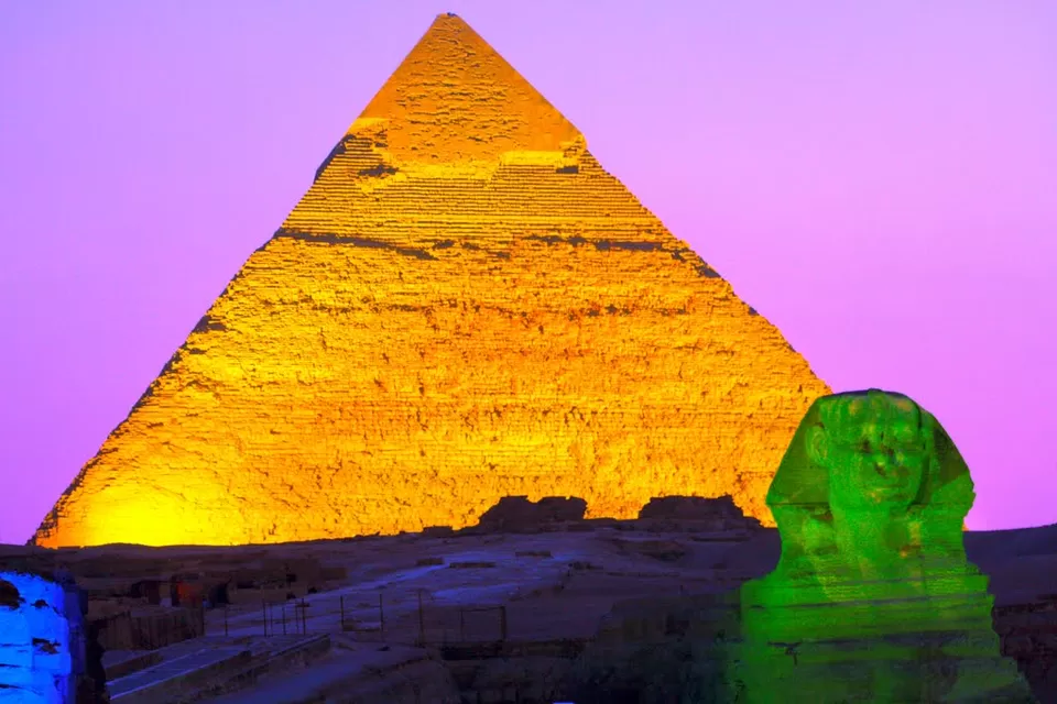 Photo of Pyramids Sound and Light Show, Al Ahram, Al Haram, Giza, Egypt by Mosalam