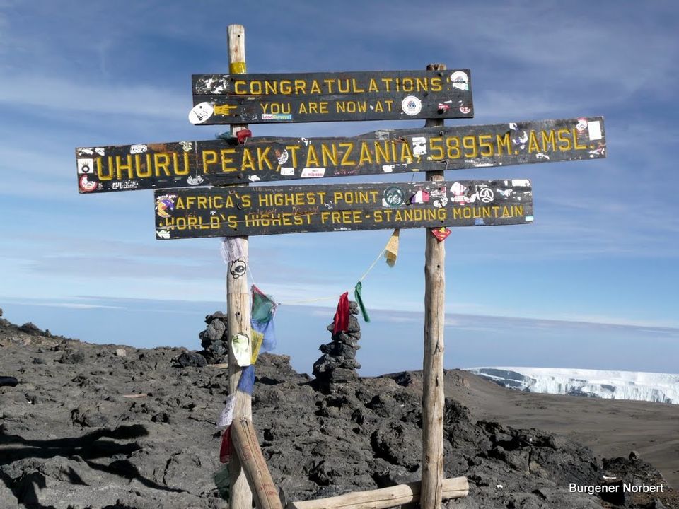 Photo of Uhuru Peak, Uhuru Peak, Mt.Kilimanjaro National Park, Tanzania by Sameer