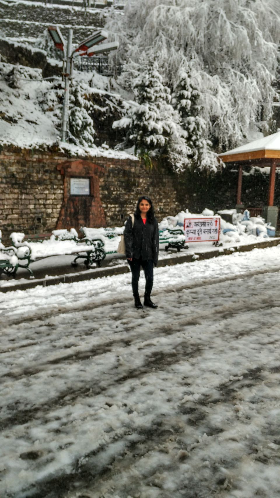Photo of My first snowfall!! Watching magic unfold...#photosofsnow by Prachi Shah