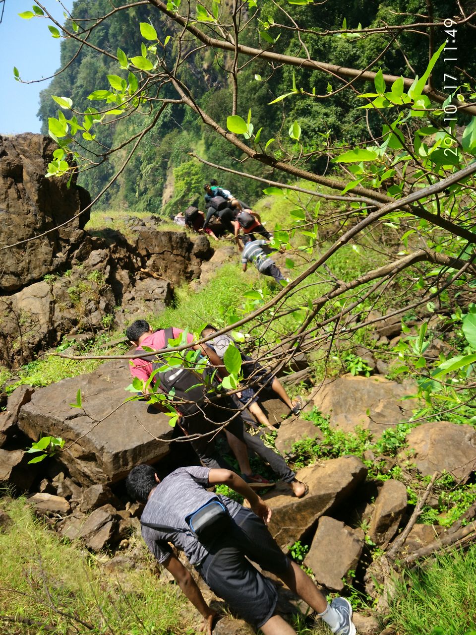 Photo of Hidden treasures of Shivamogga-Vertical climb at 'Dabbe falls' !! 4/7 by Sumukh Hegde
