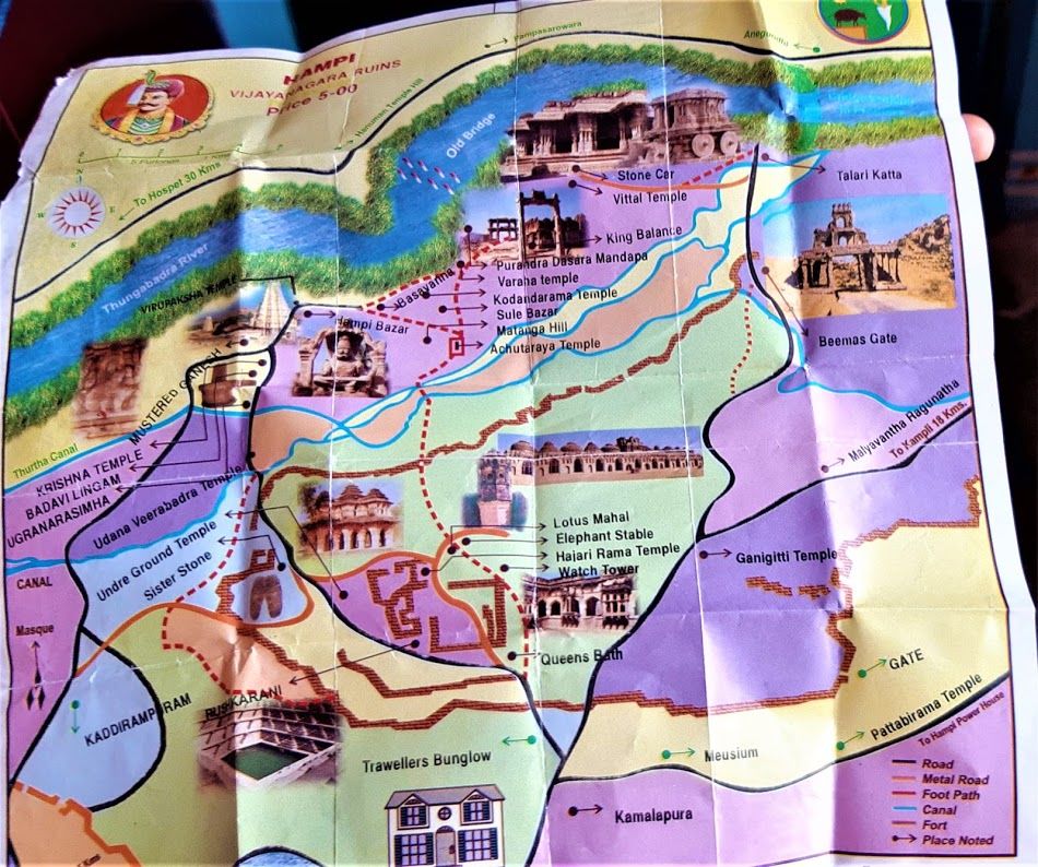 hospet tourist map