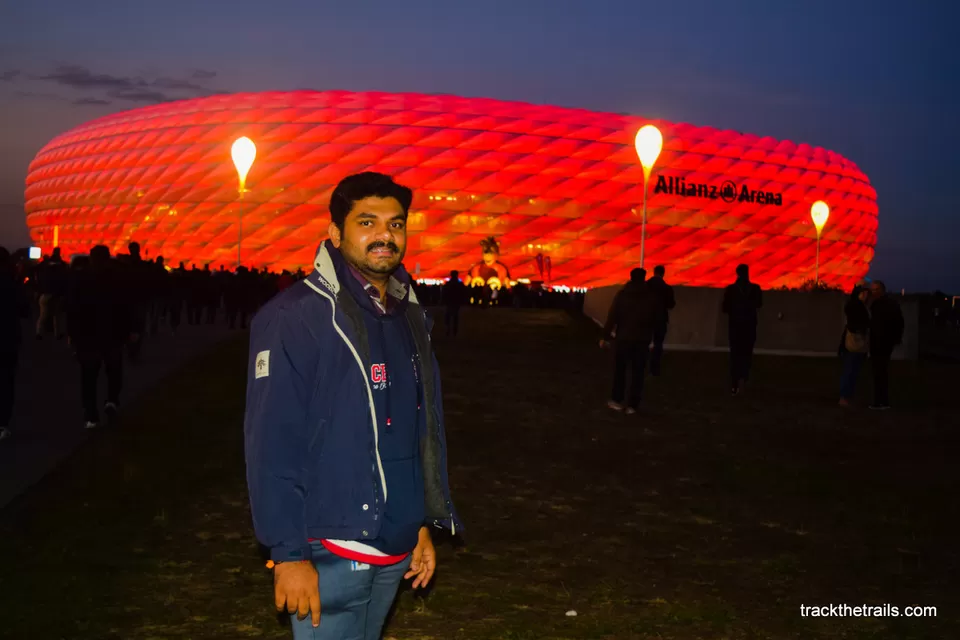 Photo of Allianz Arena, Werner-Heisenberg-Allee, Munich, Germany by trackthetrails