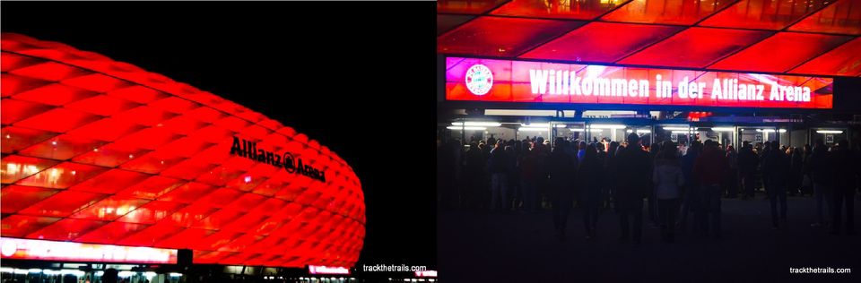 Photo of A football feast in the home of Bavarians- Allianz Arena by trackthetrails